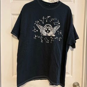 Black Angel tee, one size fits all